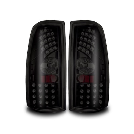 Winjet Led Tail Lights - Black / Smoke CTWJ-0006-BS